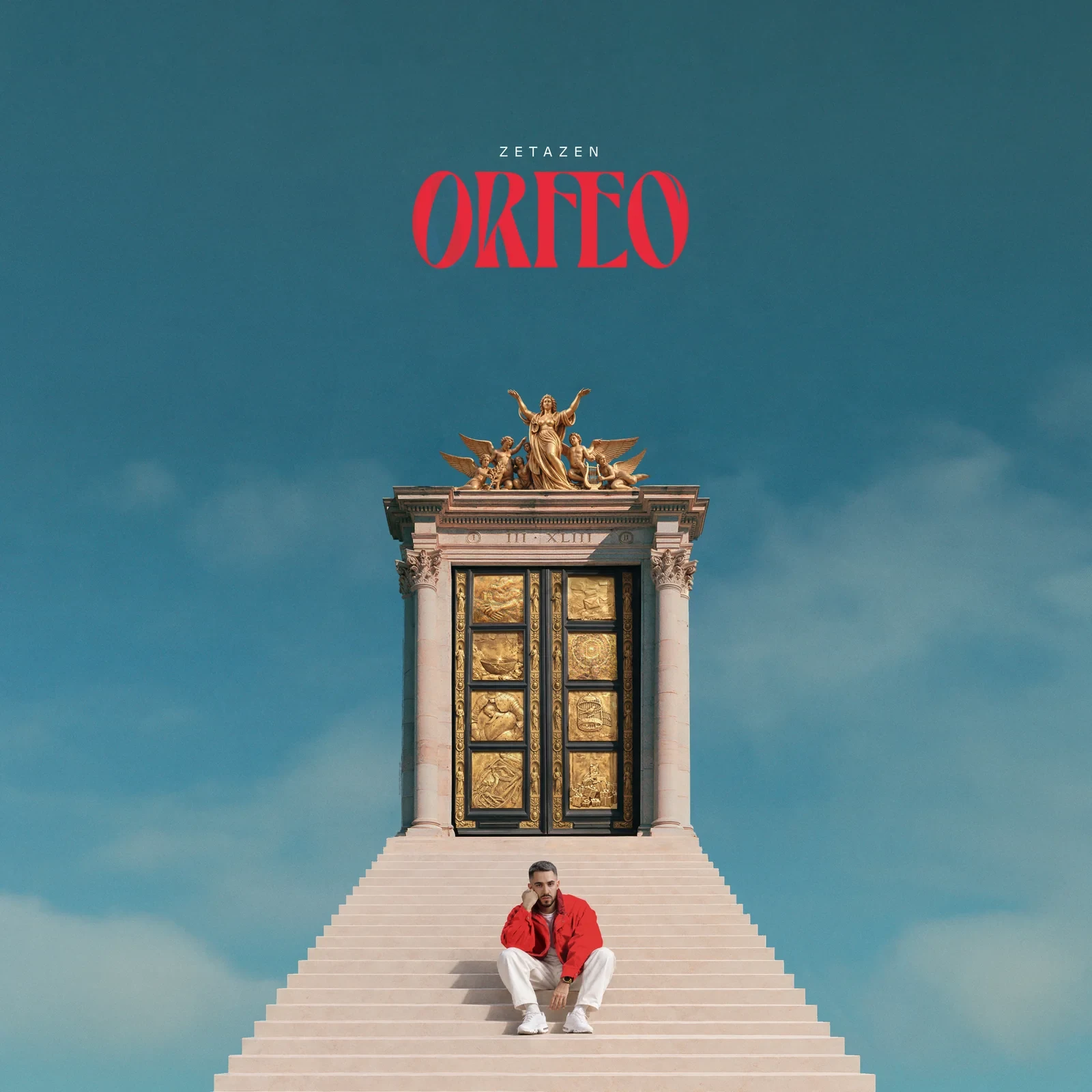 Funda del vinilo con la portada de ORFEO
